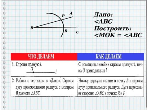 Практическое применение угла, равного 1/2