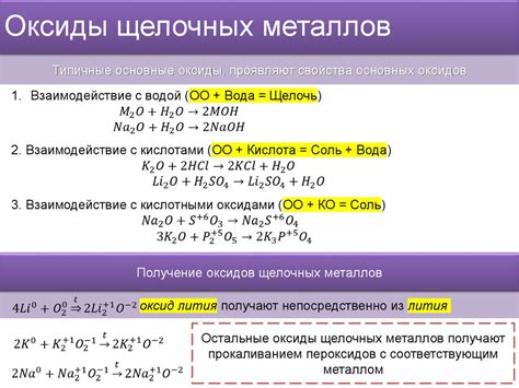 Примеры высших оксидов щелочноземельных металлов