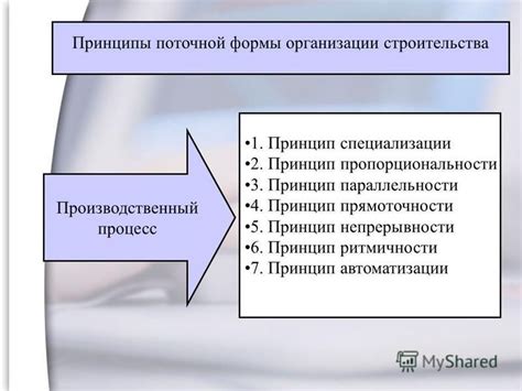 Принцип пропорциональности в организации производства