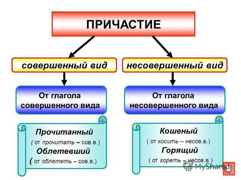 Причастия совершенного вида