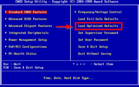 Причины, по которым значения UEFI загружаются по умолчанию