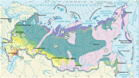 Причины смены природных зон в России