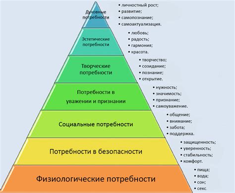 Процесс формирования потребностей