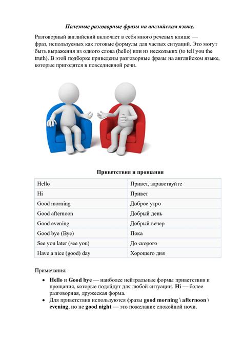 Разговорные фразы для создания хорошего впечатления