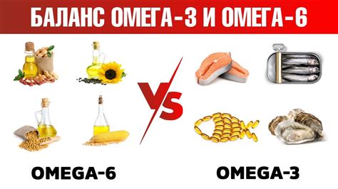 Различия между Омега 3 и Омега 6