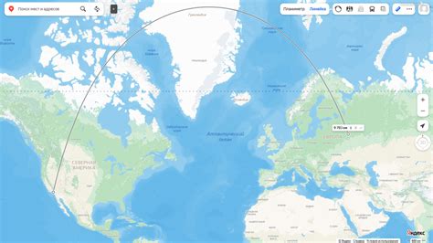 Расстояние между Москвой и Лос-Анджелесом