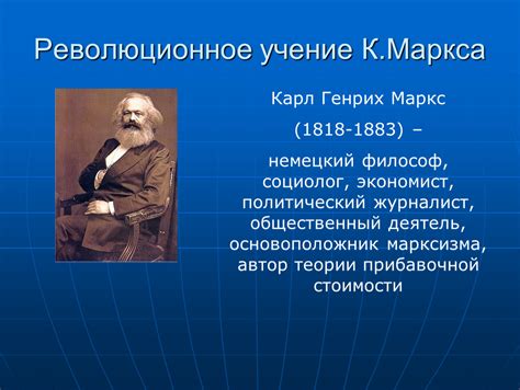 Революционное политическое мышление от Маркса до современности