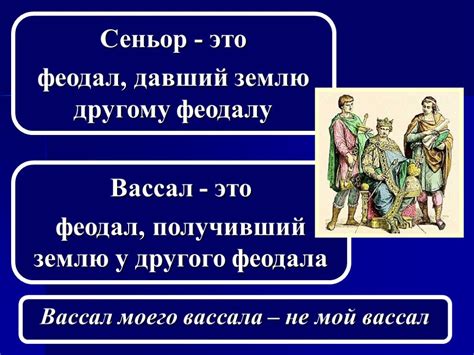 Сеньоры в законах Германии 11 века: их предназначение и роль