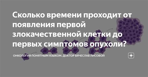 Сколько времени проходит до первых симптомов?