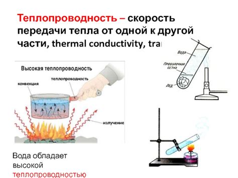 Скорость передачи тепла паросводяным средам