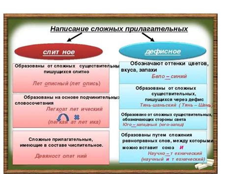 Слитное написание: случаи, когда слова пишутся без пробелов