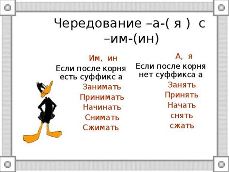 Стандартное правило написания слов с сочетанием "ин" и "ын"