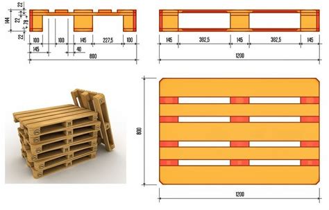 Стандартные размеры паллет