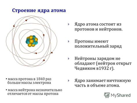 Строение атомов