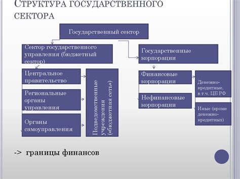 Структура и организация работы общественного сектора