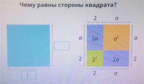 Структура статьи про стороны квадрата