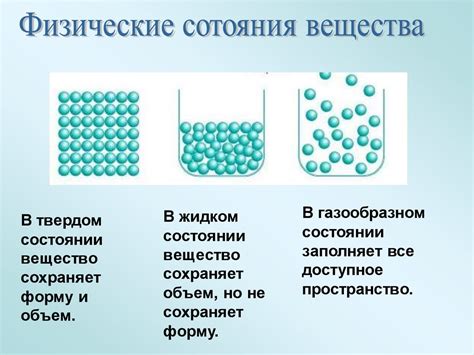 Температура и агрегатное состояние