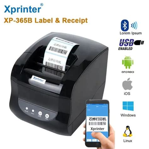 Технические характеристики принтера Xprinter XP 365B