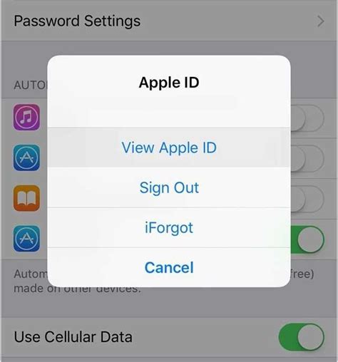 Требование к использованию уникального Apple ID