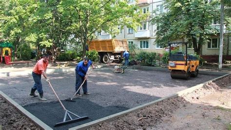 Укладка асфальта во дворе ночью: жалоба и права