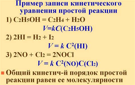 Физическое объяснение реакции