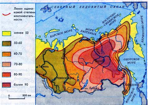 Характеристики климата Восточной Сибири