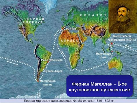 Цель экспедиции Фернана Магеллана: открытие морского пути вокруг Земли