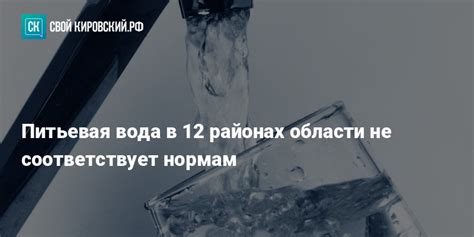 Что делать, если вода не соответствует нормам качества в Московской области?