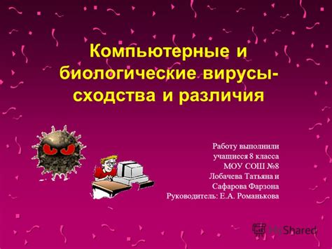 Что объединяет компьютерные вирусы и биологические: аналогии и взаимодействия