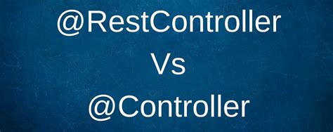 Что такое RestController и Controller?