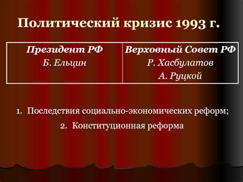 Экономическая реформа 1990 года: последствия