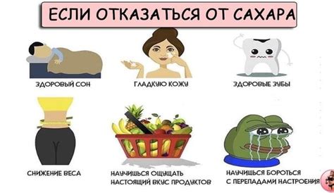 Эффект отказа от сахара на организм