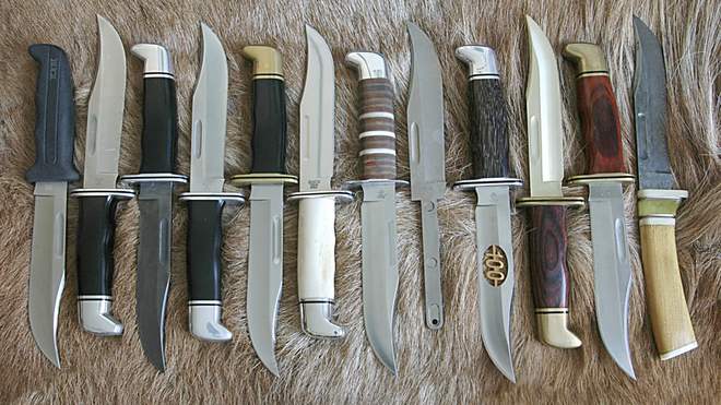 Ножи разных видов