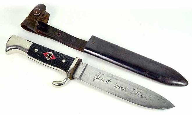 Нож Гитлерюгенд с ножнами образца 1933 года
