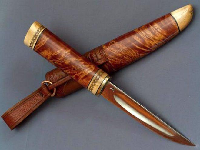Якутский нож с ножнами своими руками